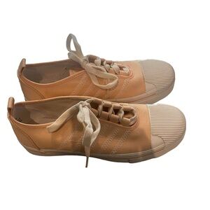 Keds canvas sneakers. Sz 6.5 peach color lace up